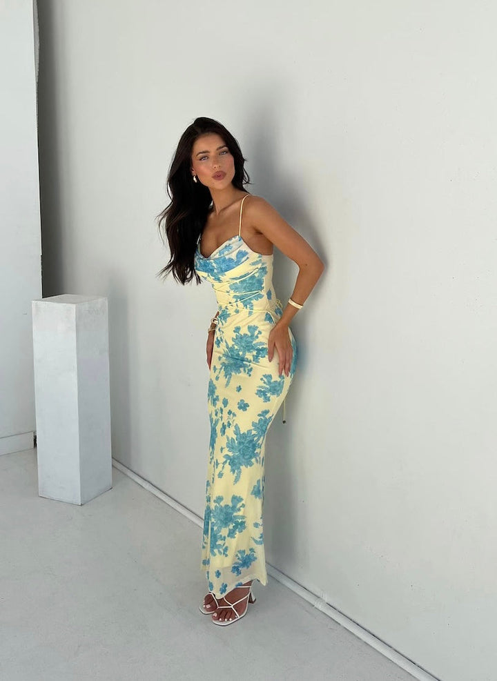 Lysette | Vestito Floreale Elegante