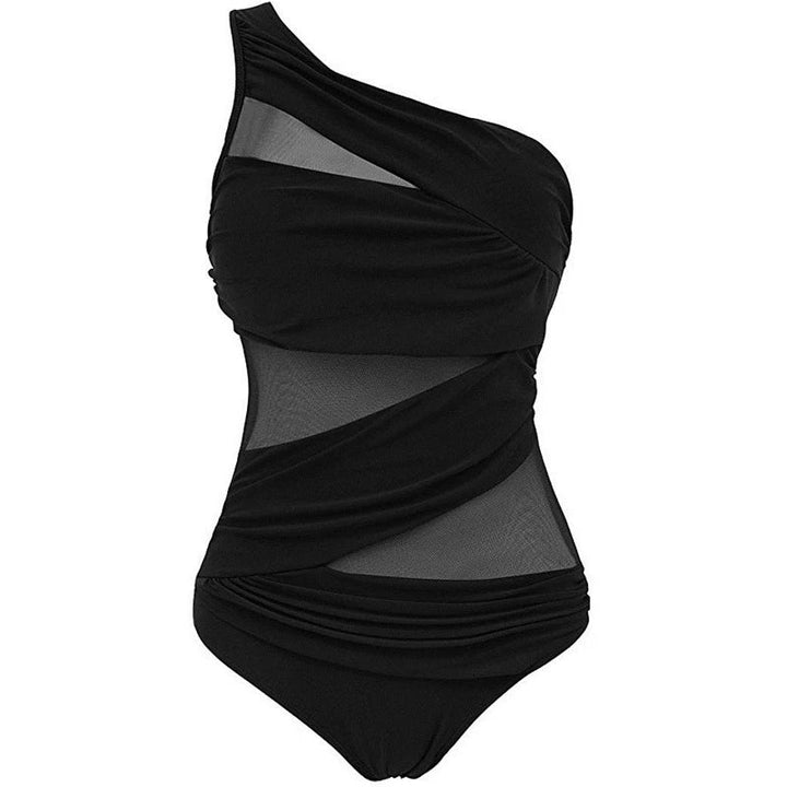 Nayla | Il tuo elegante costume da bagno a spalla unica in taglie forti
