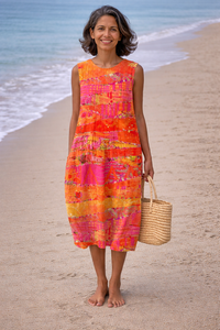 Flora | Vestito Midi Tramonto