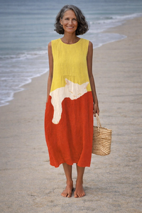Carolina | Vestito con stampa di gatti carini