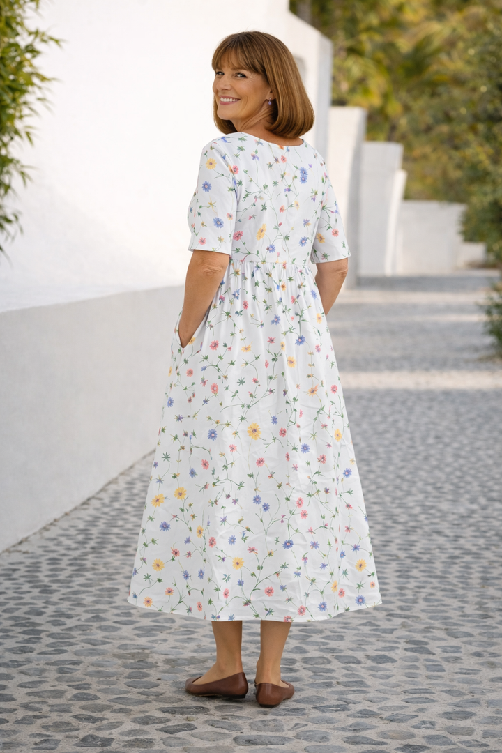 Robina | Abito Midi Floreale