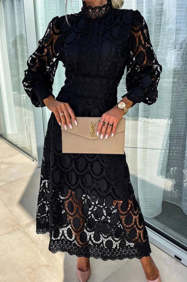 Amy | Abito Elegante in Pizzo