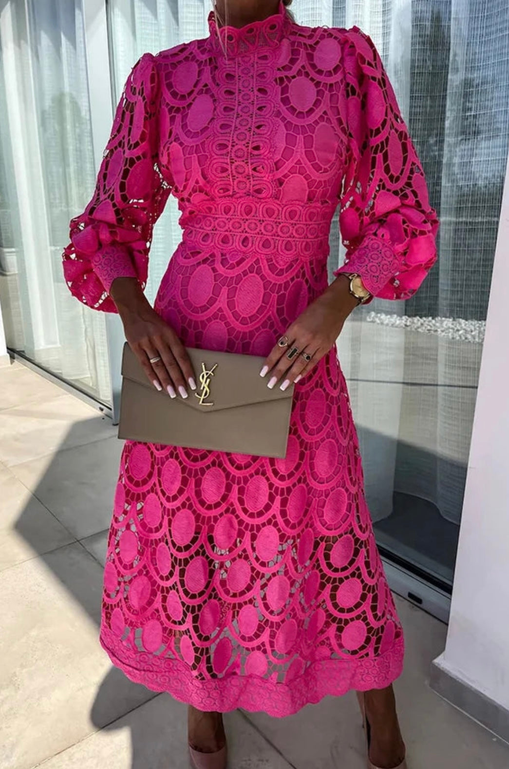 Amy | Abito Elegante in Pizzo