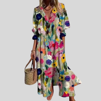 Zariah | Abito Maxi Bohemien Elegante