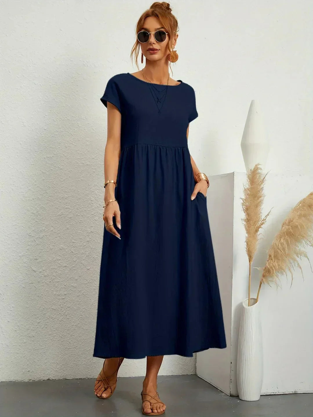 Maria™ | Abito elegante con scollatura rotonda