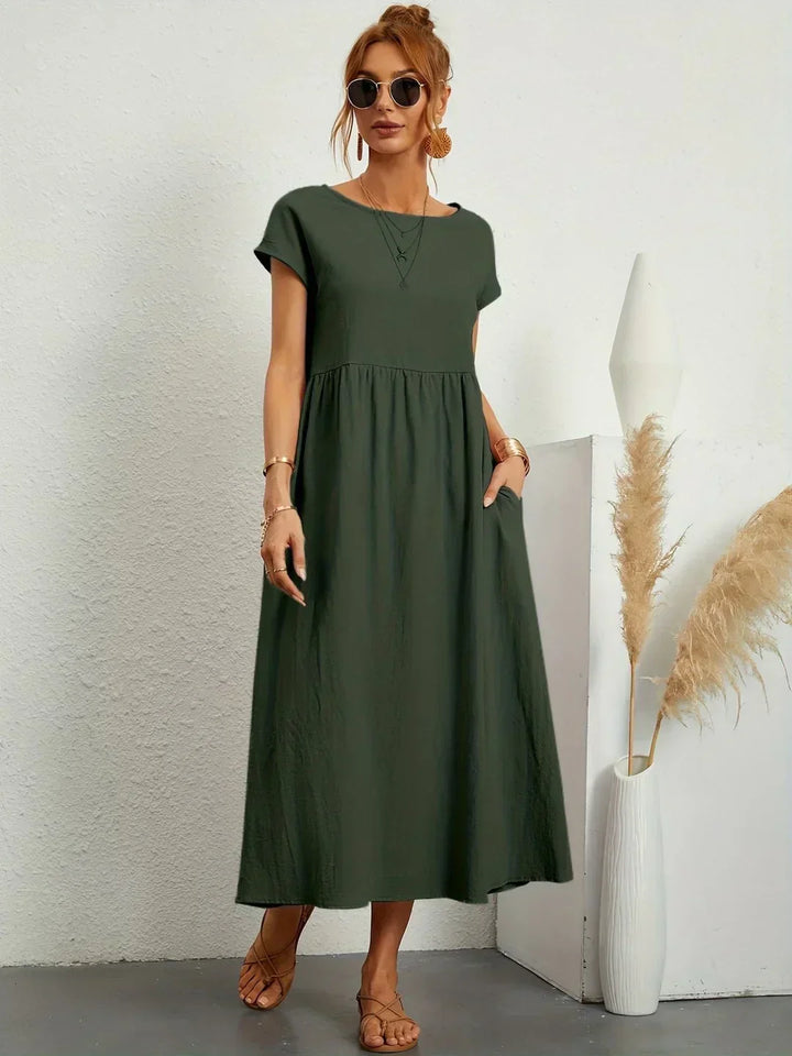 Maria™ | Abito elegante con scollatura rotonda