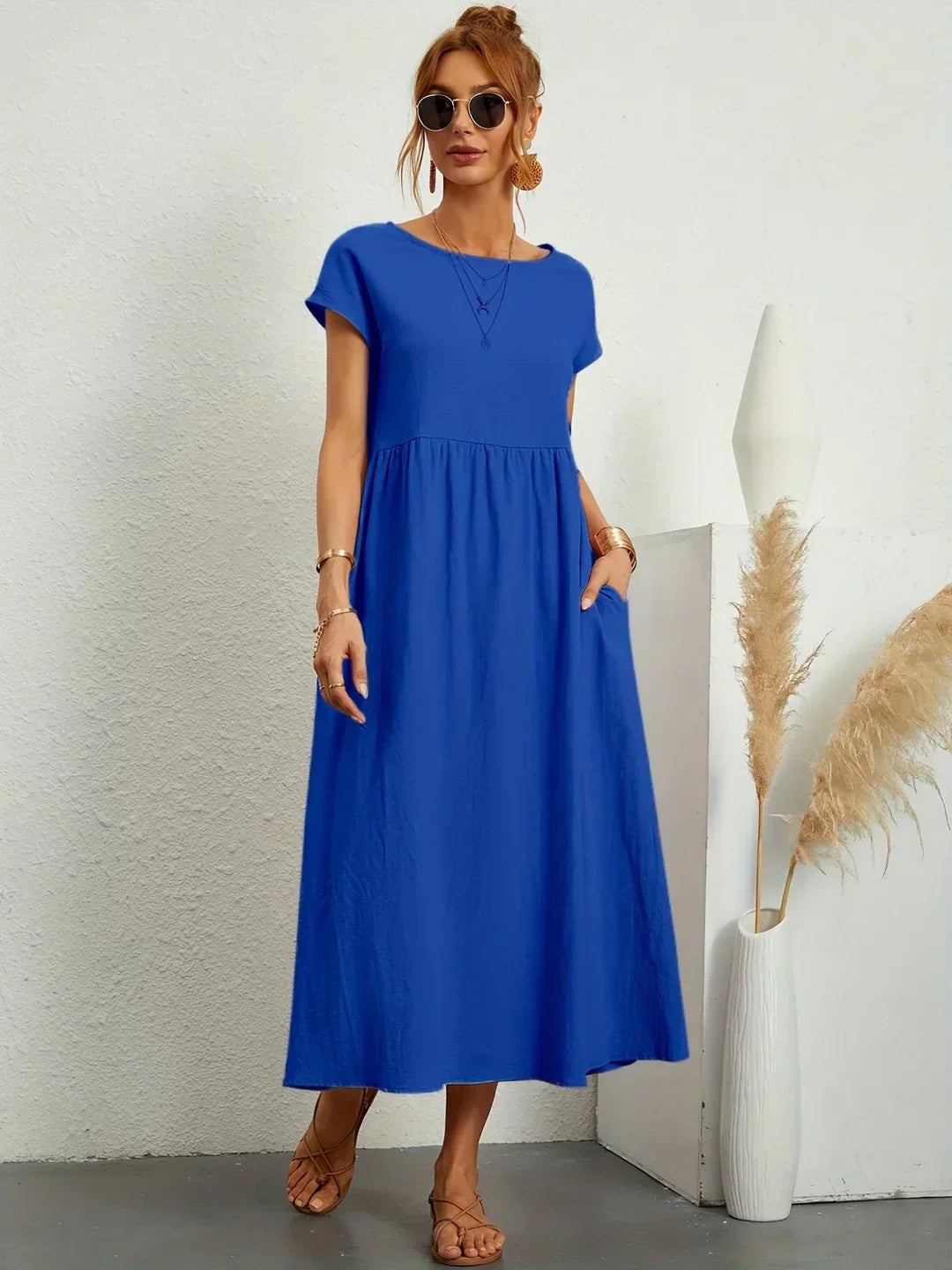 Maria™ | Abito elegante con scollatura rotonda