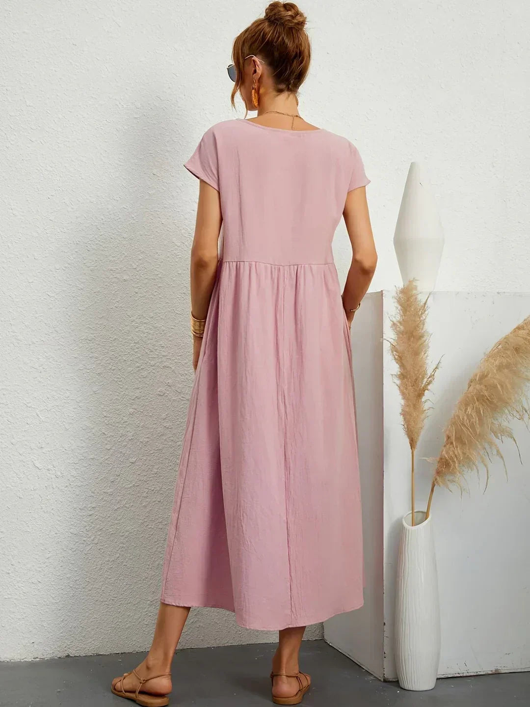 Gabriela™ | Abito midi fluido di eleganza senza tempo