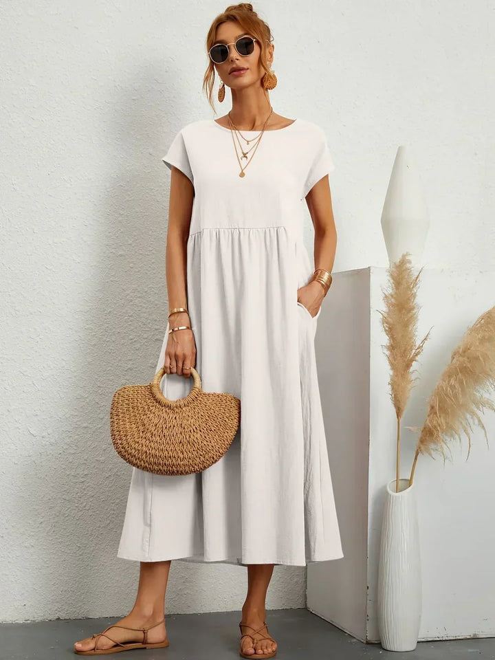 Maria™ | Abito elegante con scollatura rotonda