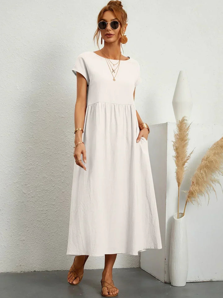 Maria™ | Abito elegante con scollatura rotonda