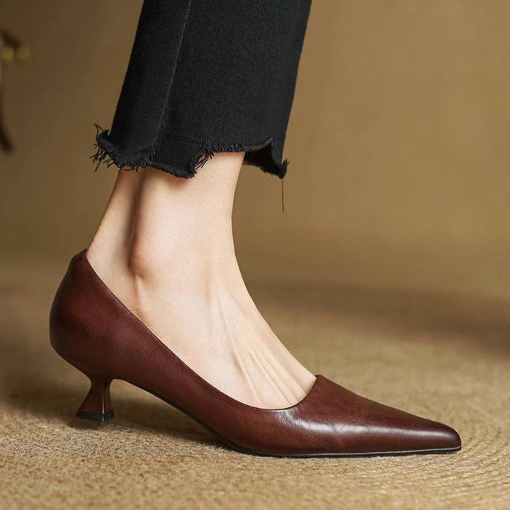 Vittoria™ | Décolleté in Vera Pelle