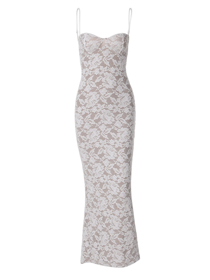 Mari | Abito Midi in Pizzo