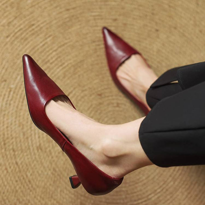 Vittoria™ | Décolleté in Vera Pelle