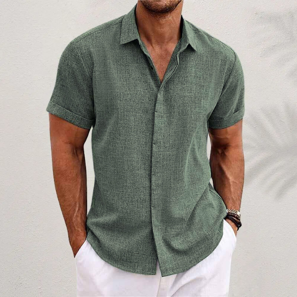 Lenoir™ - Camicia Classica in Lino