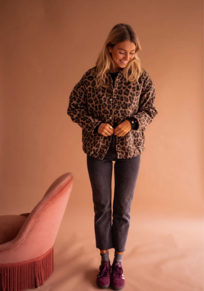Leona™ | Bomber leopardato con stile elegante