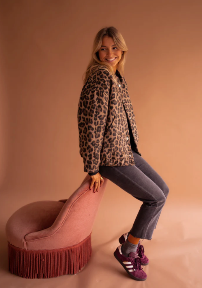 Leona™ | Bomber leopardato con stile elegante