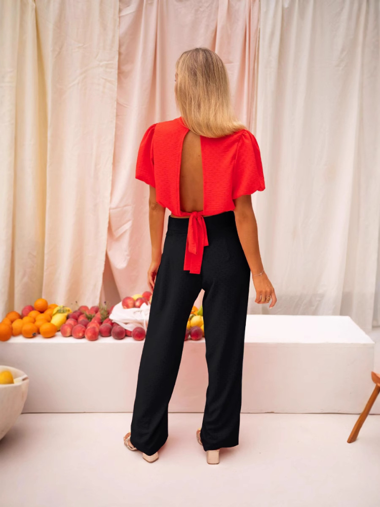 Lorena™ | Blusa corta con un tocco di stile