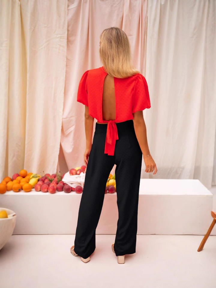 Lorena™ | Blusa corta con un tocco di stile