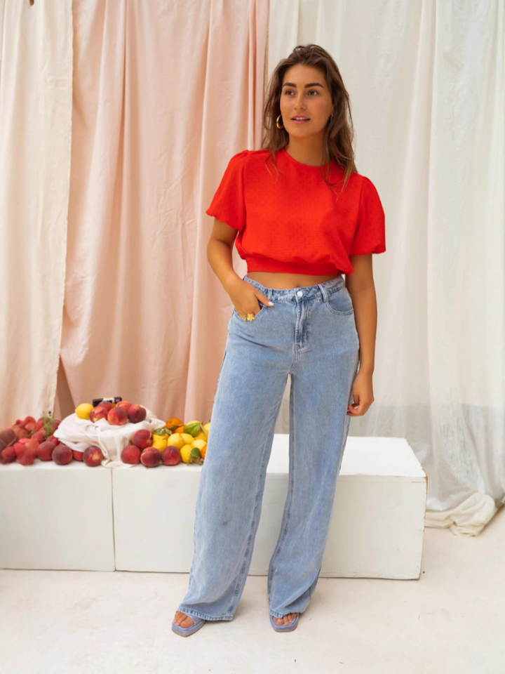 Lorena™ | Blusa corta con un tocco di stile