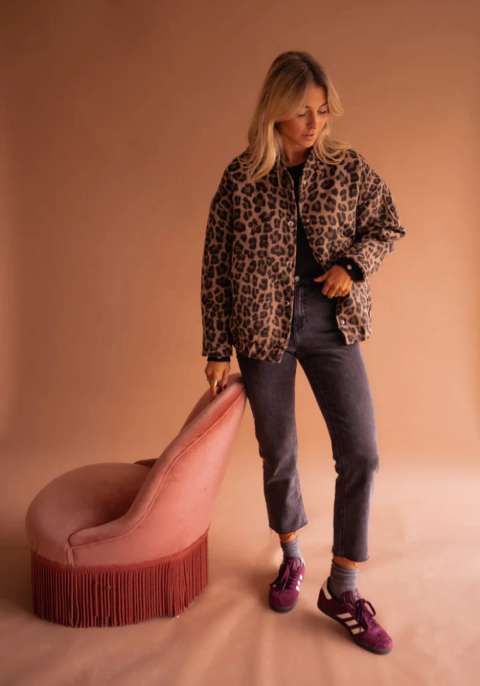 Leona™ | Bomber leopardato con stile elegante