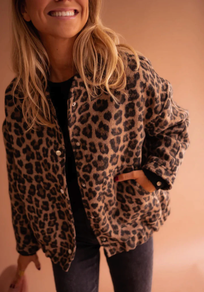 Leona™ | Bomber leopardato con stile elegante