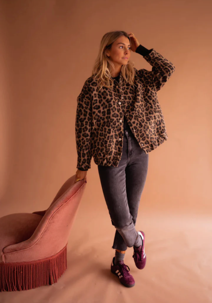 Leona™ | Bomber leopardato con stile elegante