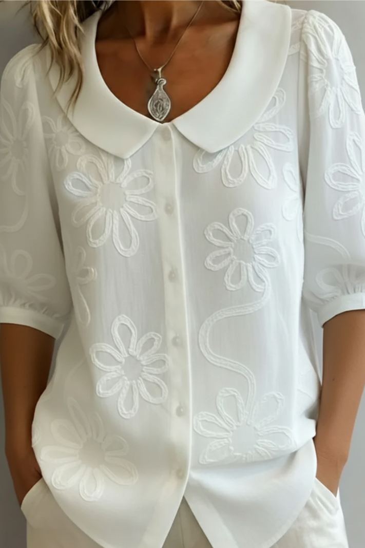 Liriana | Camicetta Floreale Elegante