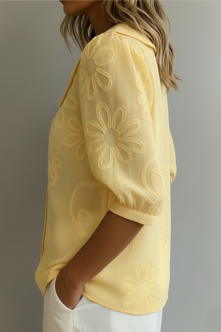 Liriana | Camicetta Floreale Elegante