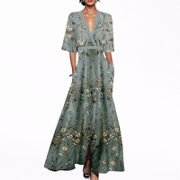 Alma | Abito Lungo Elegante con Fiori