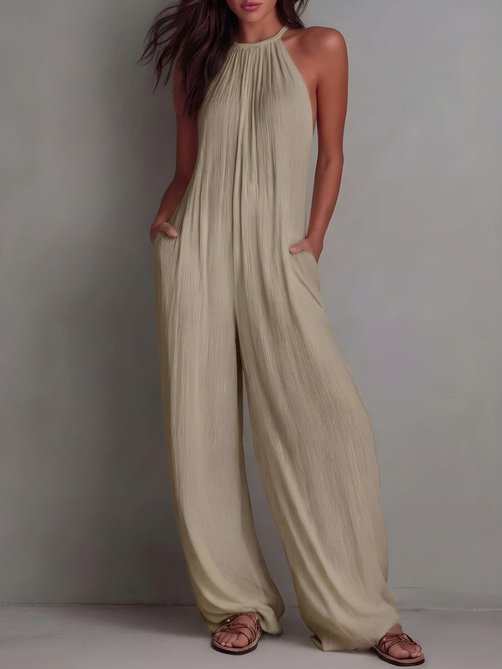 Elena | Tuta con collo halter