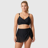 Hanne | Bikini a Vita Alta con Gonna in Rete