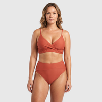 Jodi | Bikini a Vita Alta con Scollo a V Giocoso