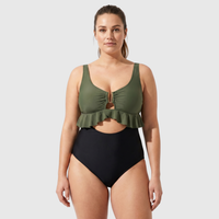 Lieke | Costume da bagno con controllo della pancia e cut-out