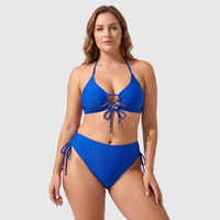 Nadia | Bikini Halter con Chiusura a Laccetto