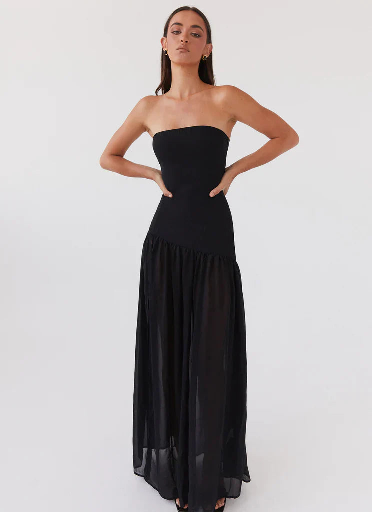 Edina | Abito Maxi Senza Spalline