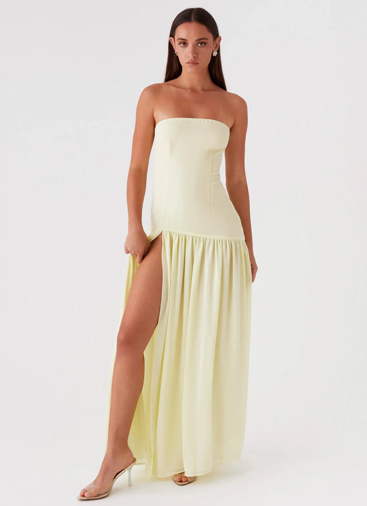 Edina | Abito Maxi Senza Spalline
