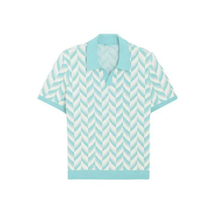 Polo con scollatura a V