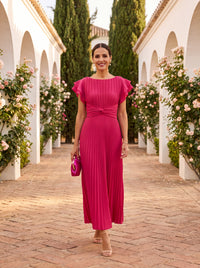 Myralune - Abito elegante con pieghe fluide