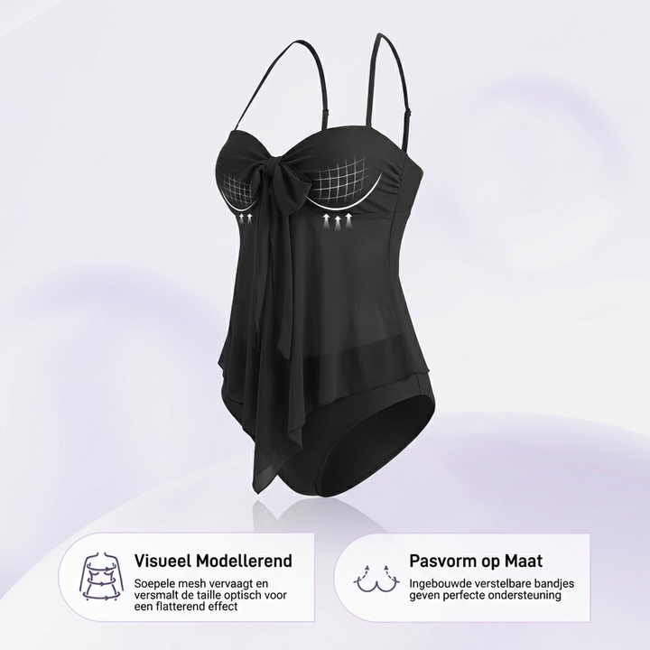 Roos | Tankini in Mesh Fluttuante