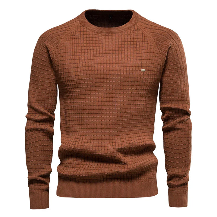Maglione da uomo con motivo a rombi