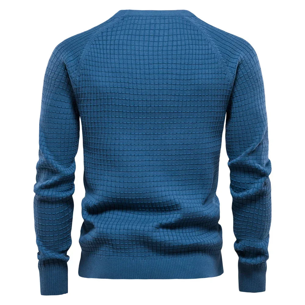 Maglione da uomo con motivo a rombi