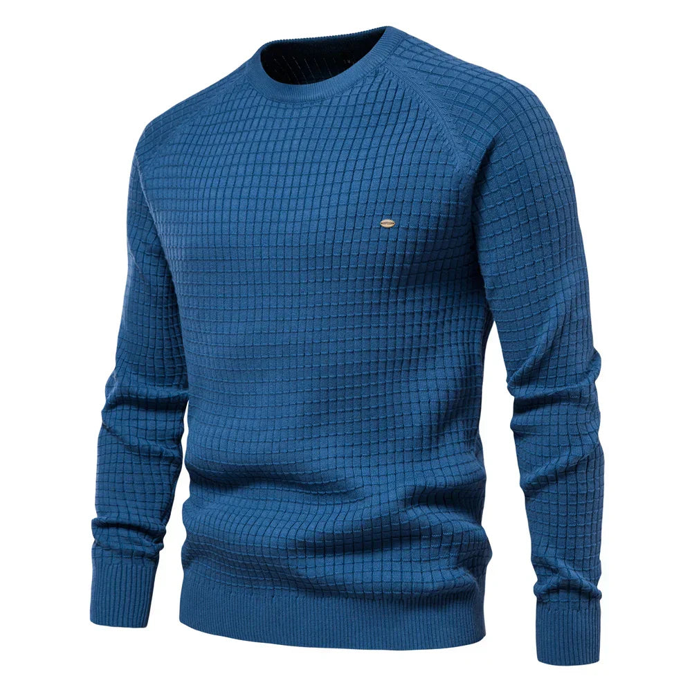 Maglione da uomo con motivo a rombi