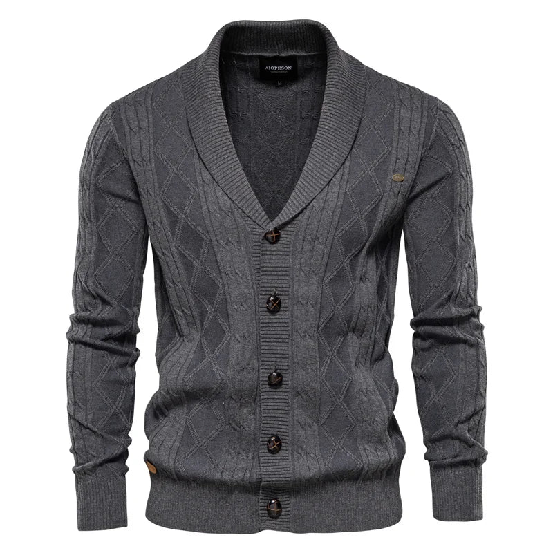 Cardigan da uomo con bottoni