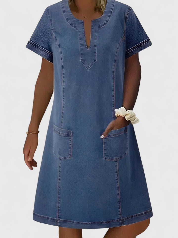 Clara | Abito in Denim Elegante