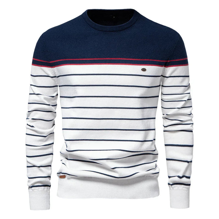 Maglione da uomo con motivo a righe