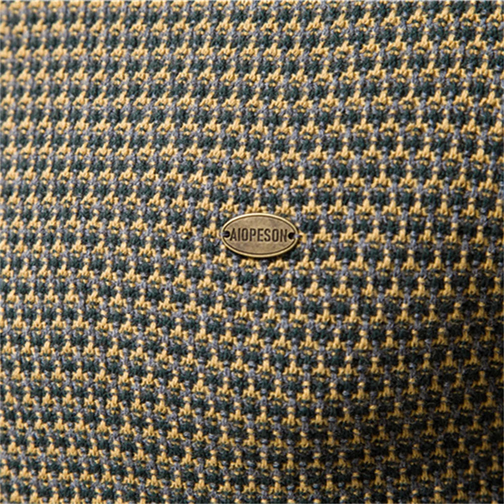 Maglione da uomo con motivo a quadri