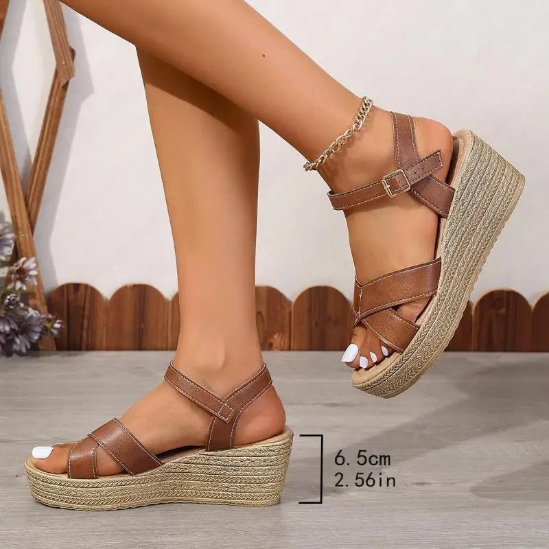 Daphnie | Sandali con zeppa