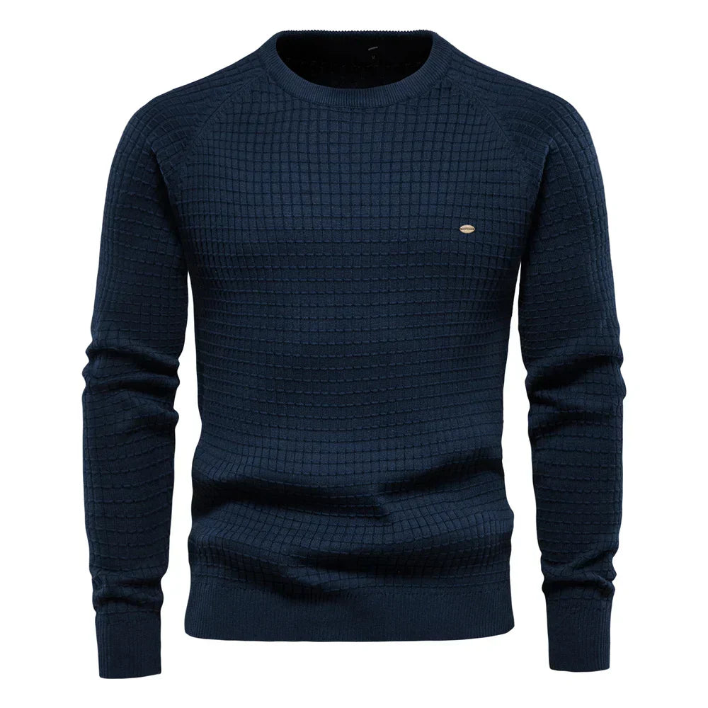 Maglione da uomo con motivo a rombi