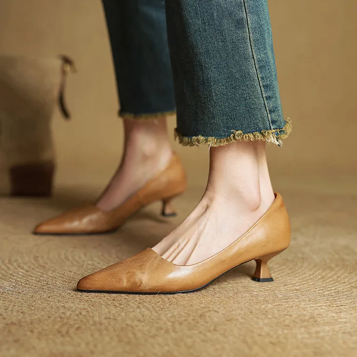 Vittoria™ | Décolleté in Vera Pelle