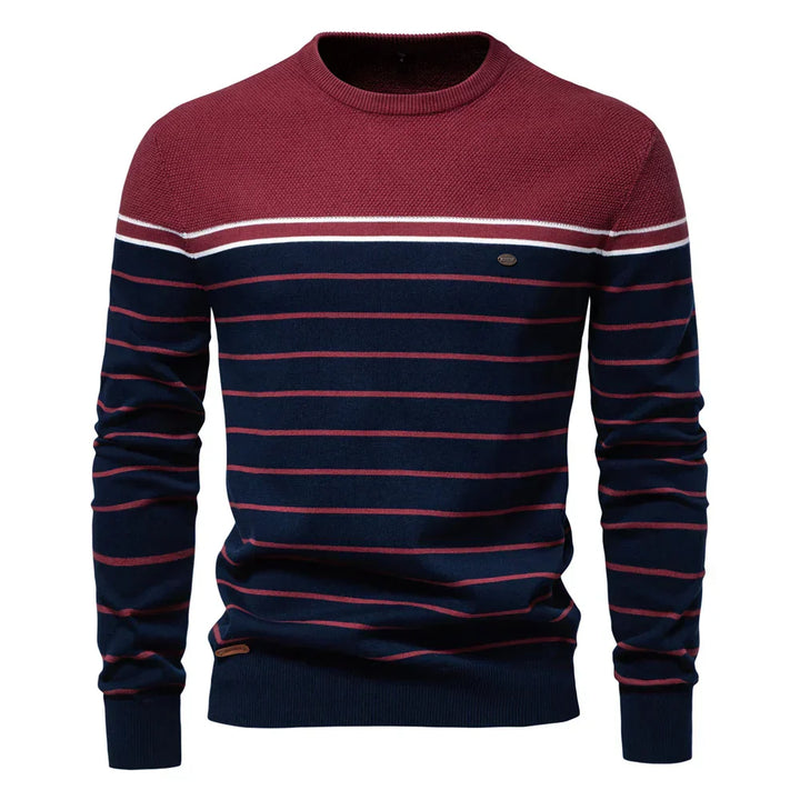 Maglione da uomo con motivo a righe